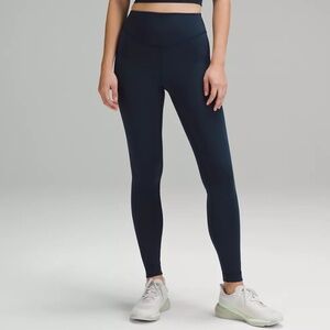 Lululemon True Navy Wunder Under Leggings